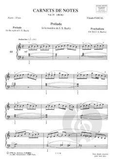 Carnets de notes Vol.4 von Claude Pascal 