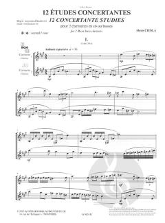 12 Etudes concertantes von Alexis Ciesla 