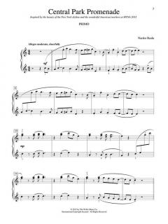 Central Park Promenade von Naoko Ikeda 