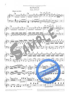 Klaviersonate D-Dur Hob. XVI:37 von Joseph Haydn im Alle Noten Shop kaufen - UT50292