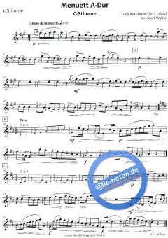 Menuett A-Dur von Luigi Boccherini (Download) 