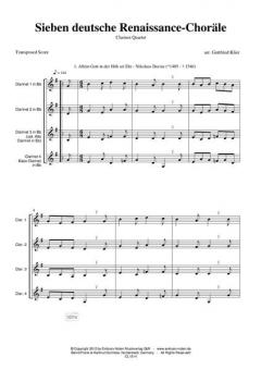 Sieben deutsche Renaissance-Choräle 