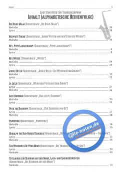 Easy Kino Hits für Tenor-Saxophon 