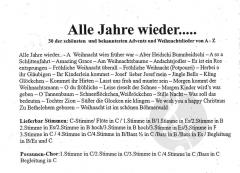 Alle Jahre wieder 