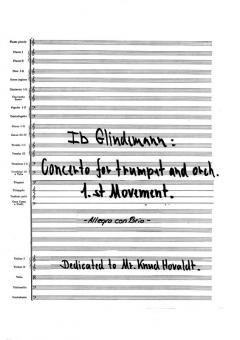 Concerto for Trumpet von Ib Glindemann 