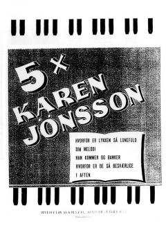 5 X Karen Jönsson von Karen Jönsson 