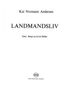 Landmandsliv von Kai Normann Andersen 