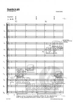 Guarda in giù für 12-stimmigen Chor (Charlotte Seither) 