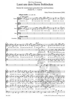 Lasst uns dem Herrn frohlocken (Heinz Werner Zimmermann) 