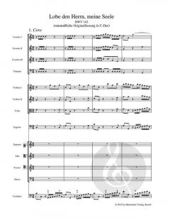Lobe den Herrn, meine Seele BWV 143 von Johann Sebastian Bach 