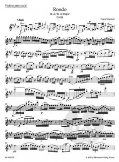 Rondo für Violine und Streicher A-Dur D 438 von Franz Schubert im Alle Noten Shop kaufen
