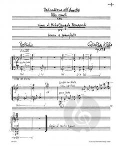 Otto canti op. 135 von Giselher Klebe 