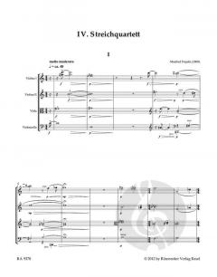 IV. Streichquartett von Manfred Trojahn im Alle Noten Shop kaufen (Partitur)