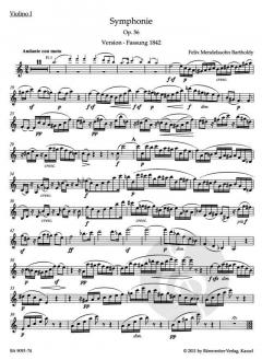 Symphonie a-moll op. 56 'Schottische' von Felix Mendelssohn Bartholdy 