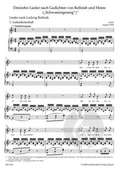 Schwanengesang von Franz Schubert 