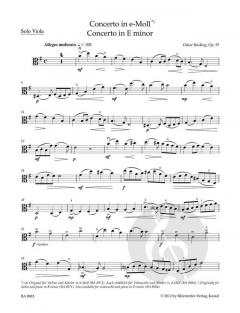 Concerto h-Moll op. 35 von Oskar Rieding 