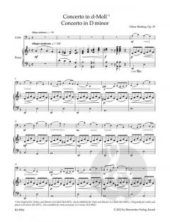 Concerto h-Moll op. 35 von Oskar Rieding 