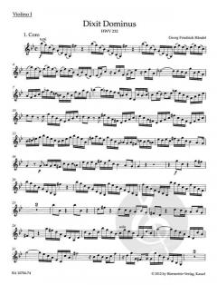 Dixit Dominus HWV 232 (Psalm 109) (Georg Friedrich Händel) 