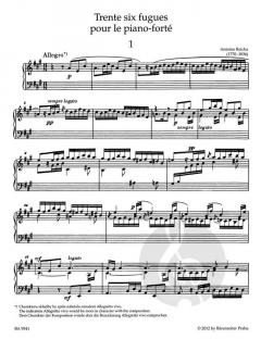 36 Fugen für Klavier von Antonin Rejcha im Alle Noten Shop kaufen