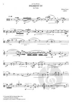 Figment IV von Elliott Carter 