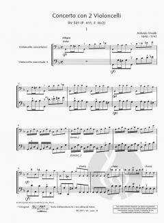 Concerto g-Moll RV 531, PV 411, F III/2 von Antonio Vivaldi 
