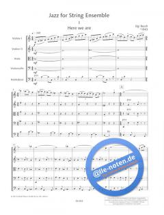 Modern Strings: Jazz for String Ensemble von Sigi Busch 