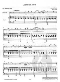 Après un rêve op. 7/1 von Gabriel Fauré 