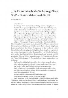 Gustav Mahler - Dirigenten im Gespräch (Wolfgang Schaufler) 