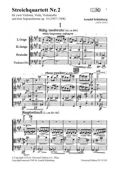 Streichquartett Nr. 2 op. 10 fis-Moll von Arnold Schönberg im Alle Noten Shop kaufen