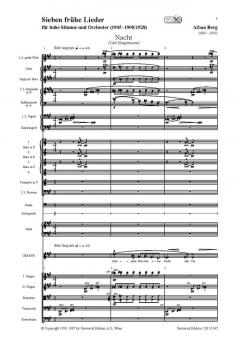 Sieben frühe Lieder von Alban Berg 