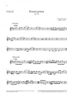 Triosonaten op. 2 und op. 4 Band 2 (Arcangelo Corelli) 