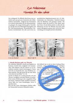 Tin Whistle spielen (Lehrer-Schülerheft) von Andreas Schmittberger 