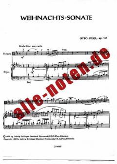 Weihnachts-Sonate op. 137 von Otto Siegl 