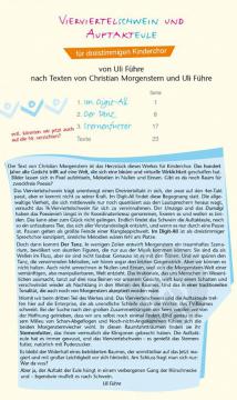 Der Kinderchor Bd. 1: Vierviertelschwein und Auftakteule (Ulrich Führe) 