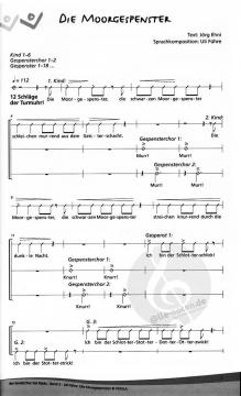 Der Kinderchor Bd. 5: Die Moorgespenster (Ulrich Führe) 