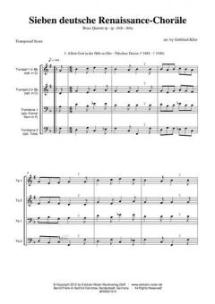 Sieben deutsche Renaissance-Choräle 