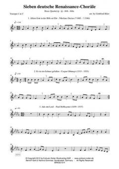Sieben deutsche Renaissance-Choräle 