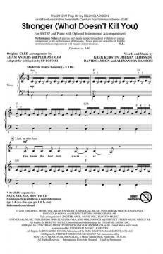 Stronger (What Doesn't Kill You) (Kelly Clarkson) 