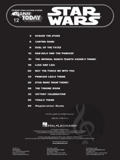 E-Z Play Today Volume 12: Star Wars von John Williams 