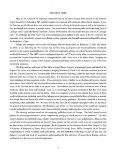 The Music Of James Reese Europe 