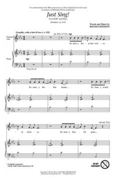 Just Sing! (Roger Emerson) 