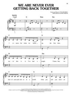 Red (Easy Piano) von T. Swift 