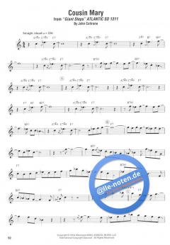 John Coltrane Omnibook von J. Coltrane 