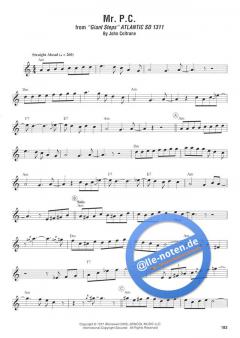 John Coltrane Omnibook von J. Coltrane 