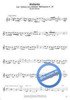 John Coltrane Omnibook von J. Coltrane 