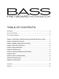 Bass Fretboard Workbook (Chad Johnson) 