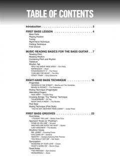 At A Glance - Beginning Bass 