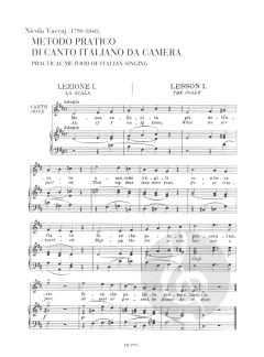 Practical Method Of Italian Singing von Nicola Vaccai 