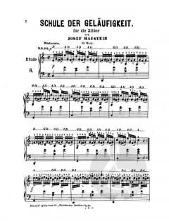 Die Schule der Geläufigkeit Heft 2 op. 13 von Josef Haustein 