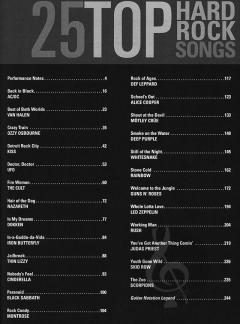 25 Top Hard Rock Songs 